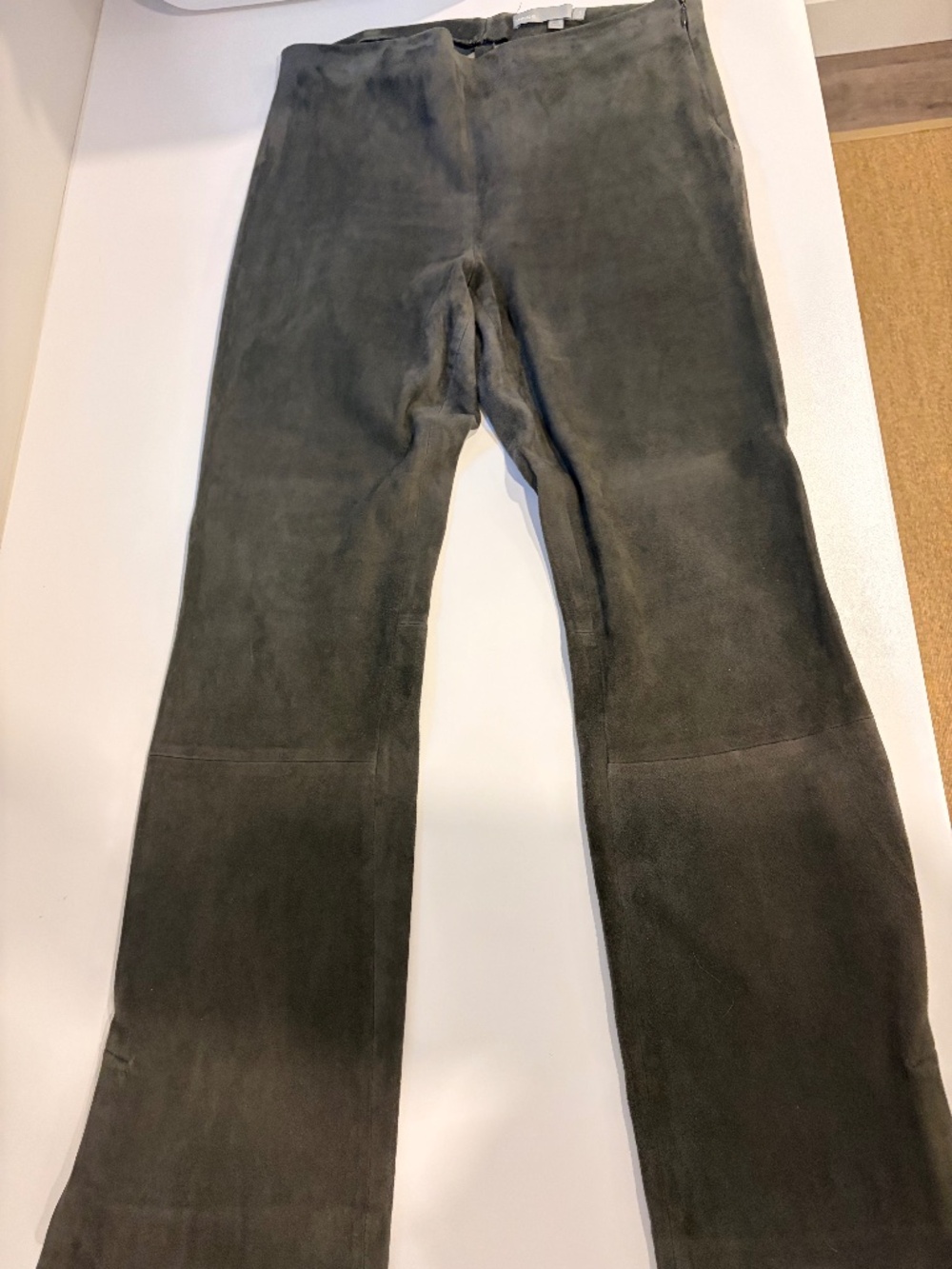 Suede leggings